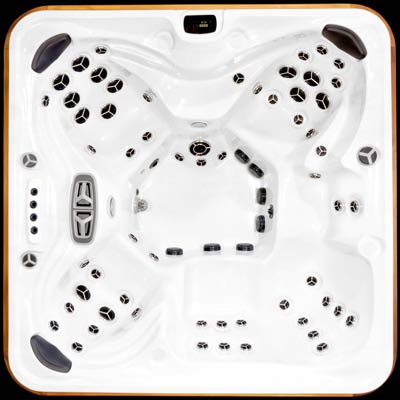 Arctic Spas top view of the Summit legend select model