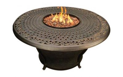 Charleston 48” Fire Table Cast Top Beads